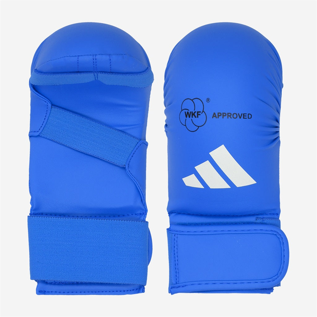 Guantes de Karate Adidas WKF Cuero Sintetico PU Aprobados Federacion Mundial Karate Competicion Kumite