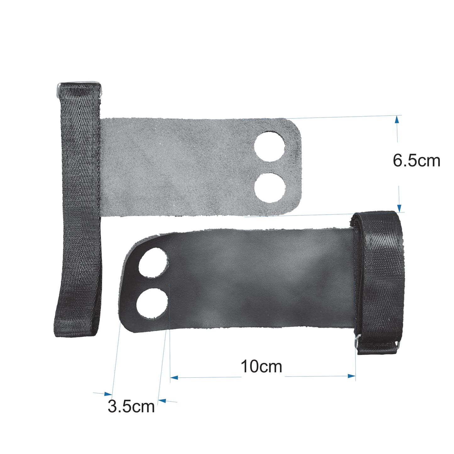 Calleras Straps De Cuero Para Barra - Rhino