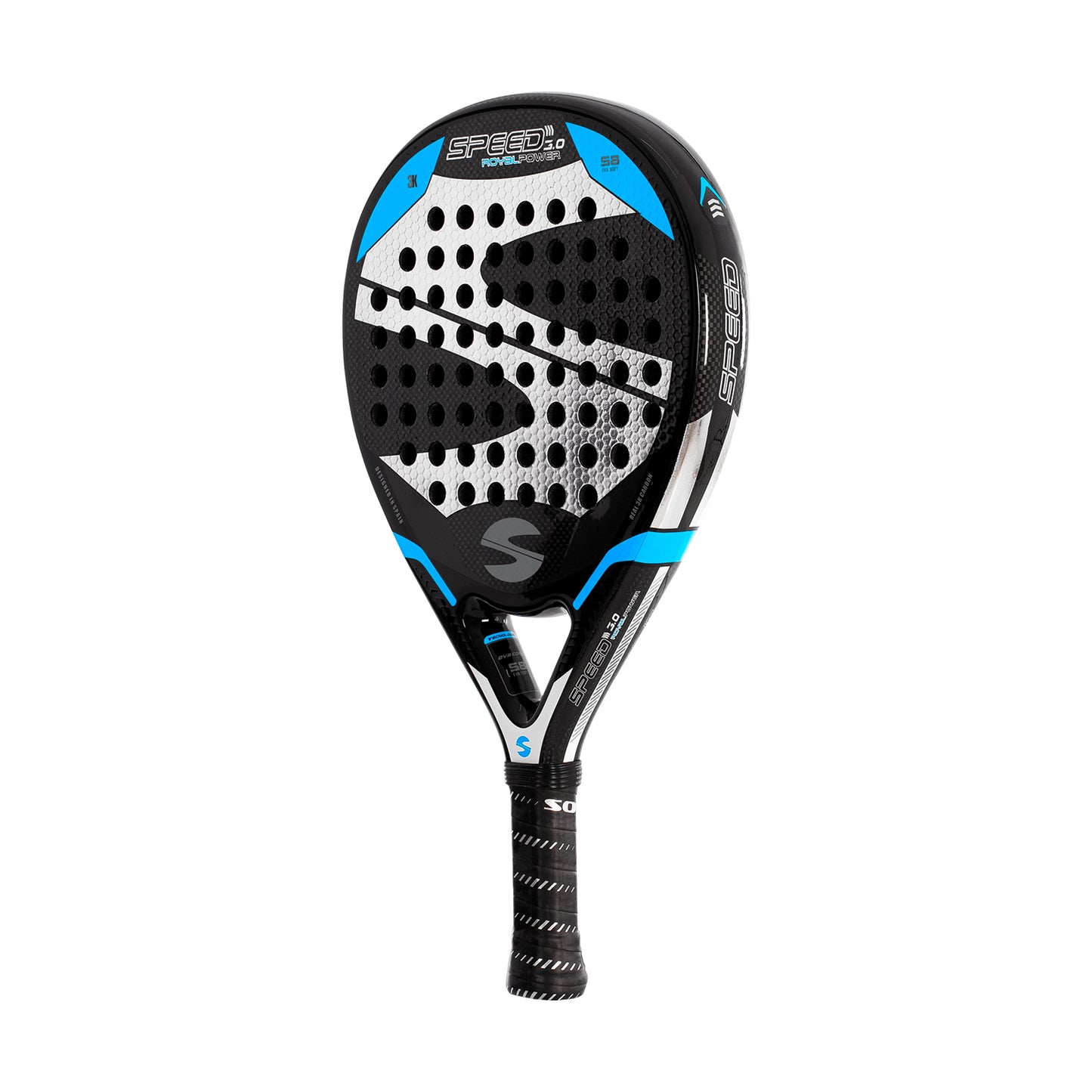 Paleta Speed 3.0 Royal Power Carbono 3k Eva Soft S8 - Softee