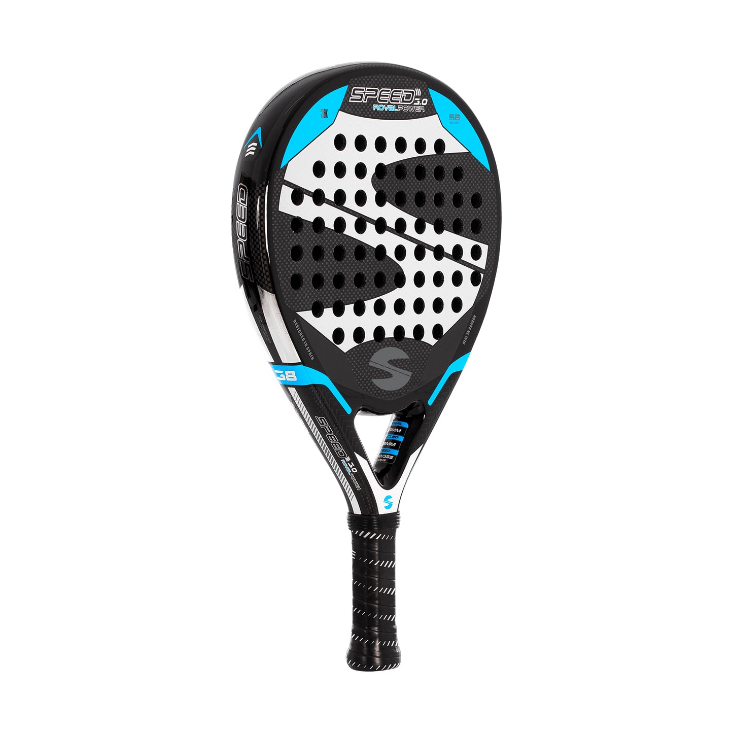 Paleta Speed 3.0 Royal Power Carbono 3k Eva Soft S8 - Softee