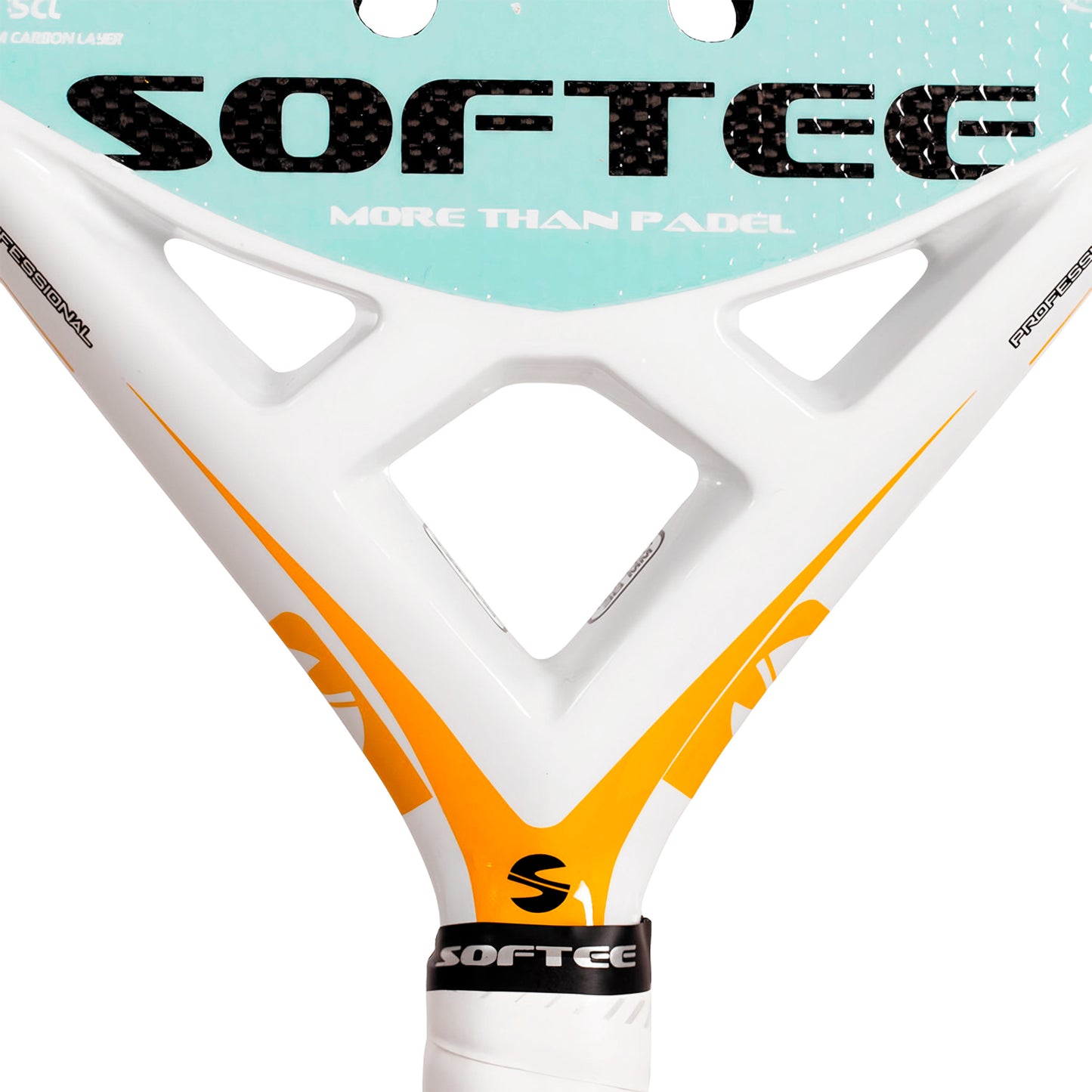 Paleta Padel Freezer Acabado 3D Carbono 3K Eva S6 - Softee