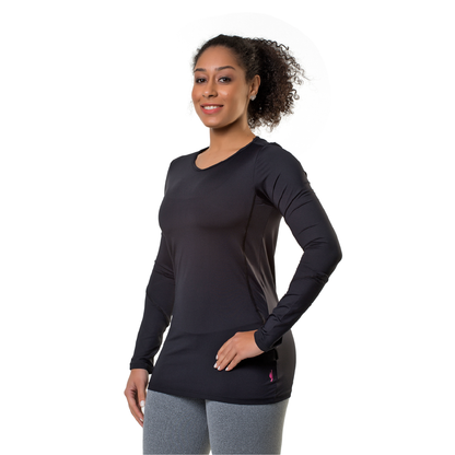 Remera Termica M/l Dama - Elite