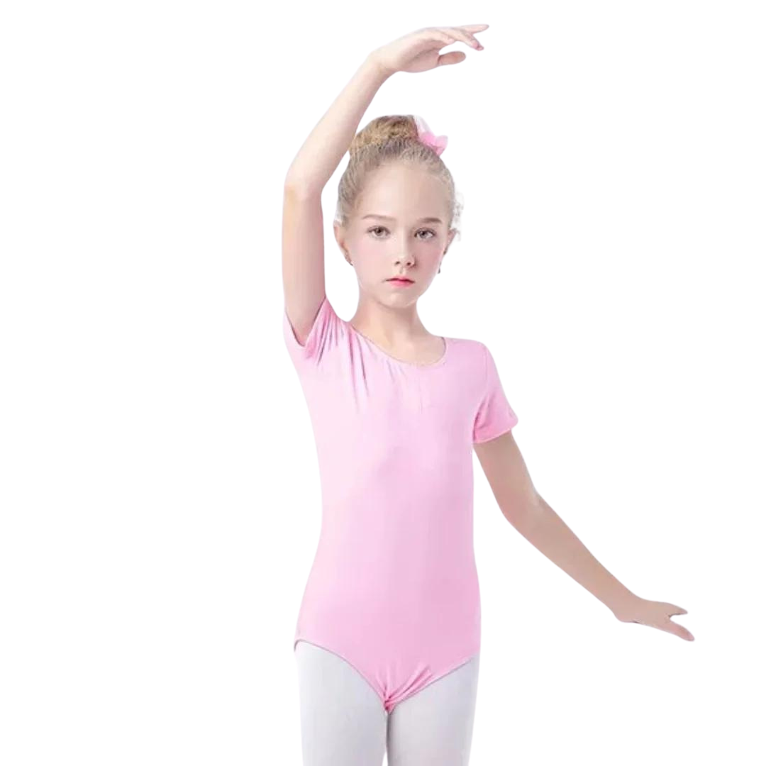 Malla Ballet Niña Manga Corta