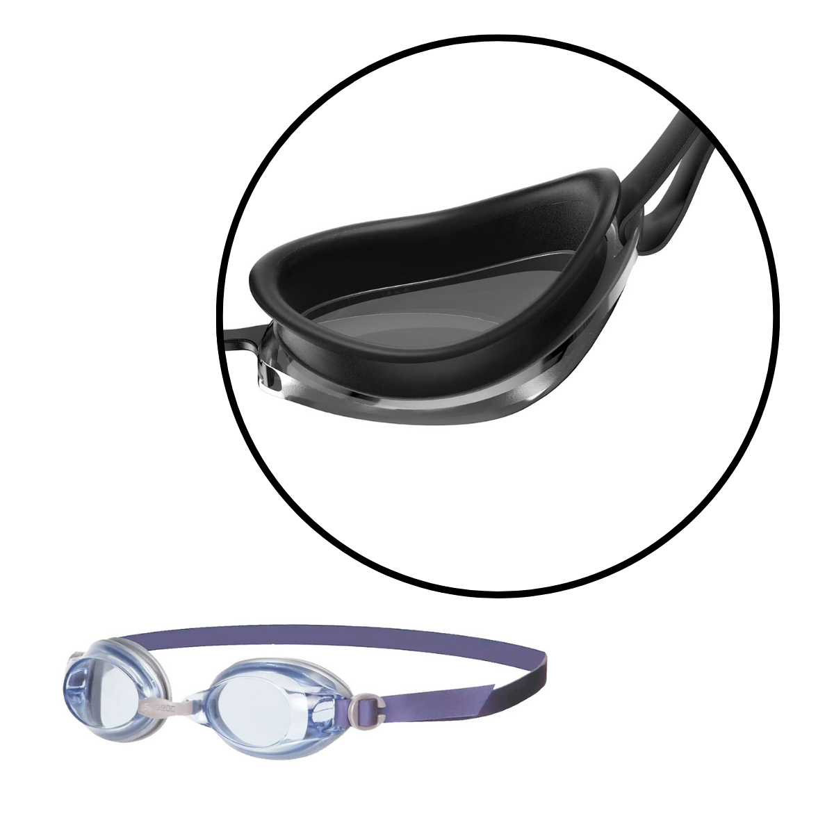 Lente Natacion Piscina Jet Senior Anti Fog Speedo
