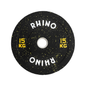 Disco Olimpico Caucho Bumper Crossfit Levantamiento 15kg Rhino