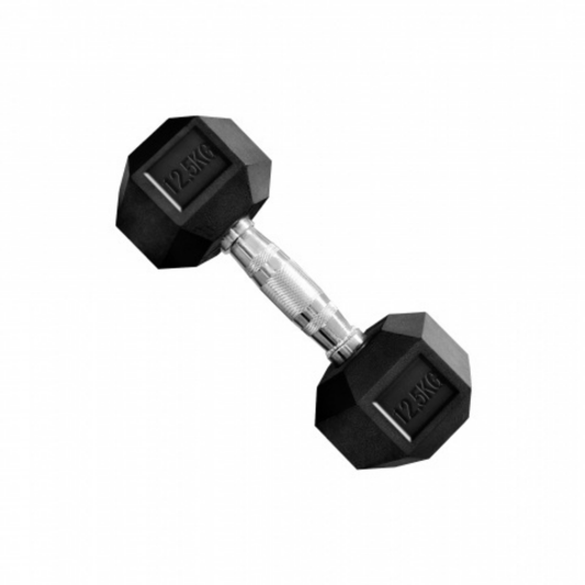 Mancuerna Hexagonales Hierro Recubierto 12,5kg Rhino