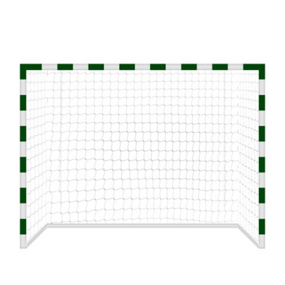 Par De Red 4mm Fútbol 5/sala Y Handball 3,2x2,1m Seda Gismar
