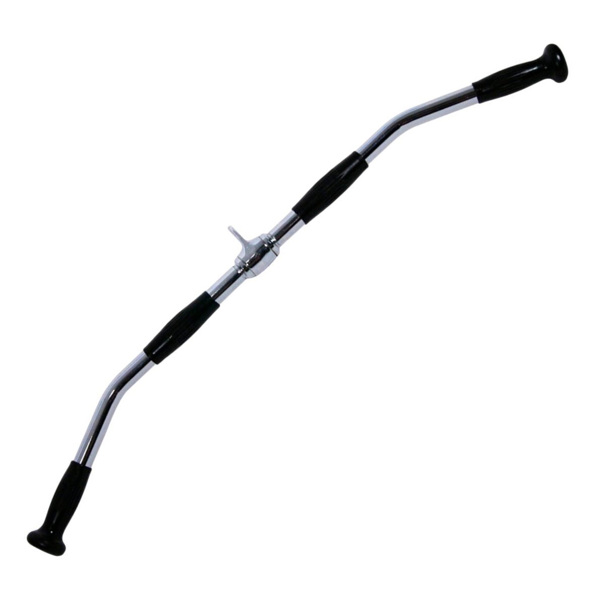 Barra Dorsales Para Polea Cromada Con Movimiento 92cm Rhino