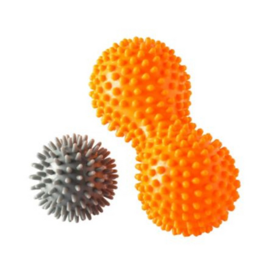Pelota Y Rodillo Masaje Rehabilitacion Pilates X2 - Vollo
