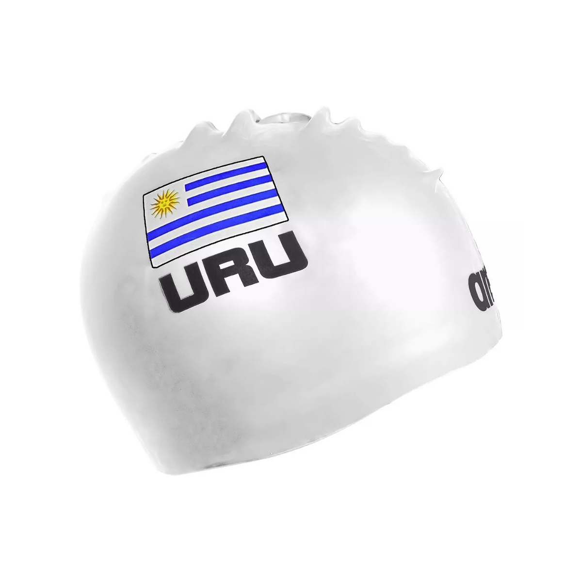Gorra Para Natación Adulto Arena Uruguay Flag Silicone Cap