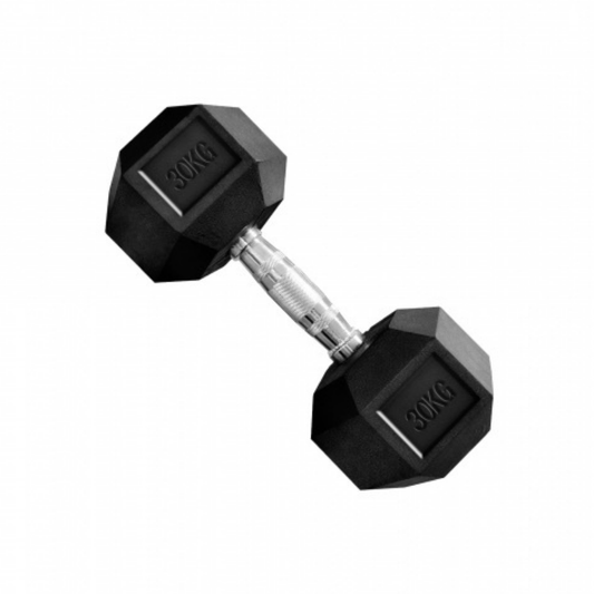 Mancuerna Hexagonales Hierro Recubierto 30kg Rhino