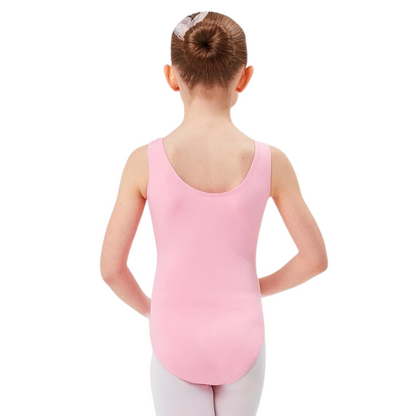 Malla Ballet Niña Sin Manga Rosa
