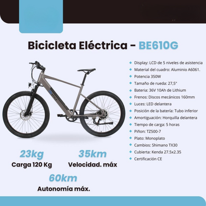 Bicicleta Eléctrica - BE610G
