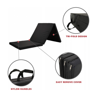 Colchoneta De Gimnasia Plegable Extra Gruesa Con Asas Rhino