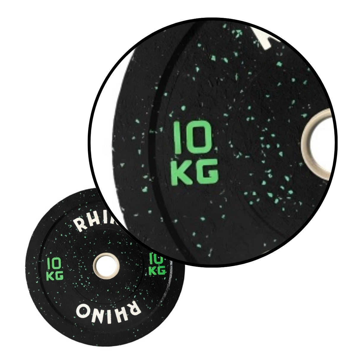 Disco Olimpico Caucho Bumper Crossfit Levantamiento 10kg