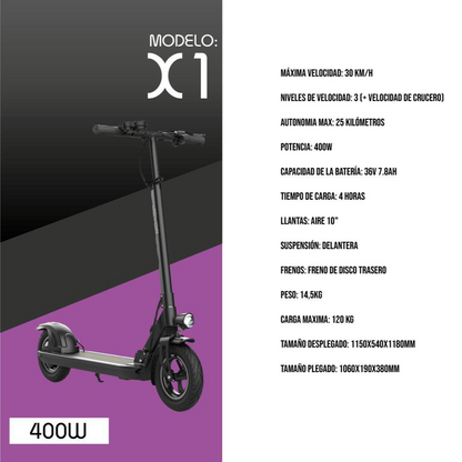 Monopatin Electrico X1 Joyor