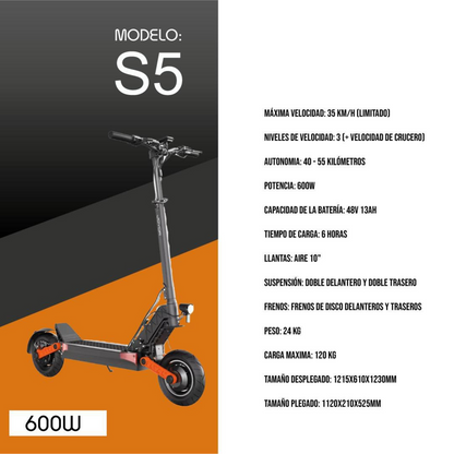 Monopatin Electrico S5 Joyor