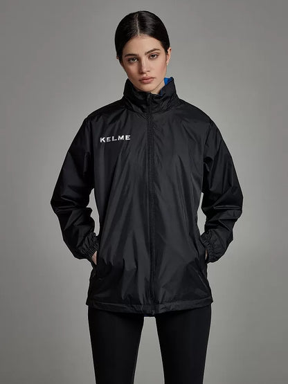 Campera De Lluvia Deportiva Kelme C/capucha Y Cierres