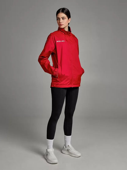 Campera De Lluvia Deportiva Kelme C/capucha Y Cierres