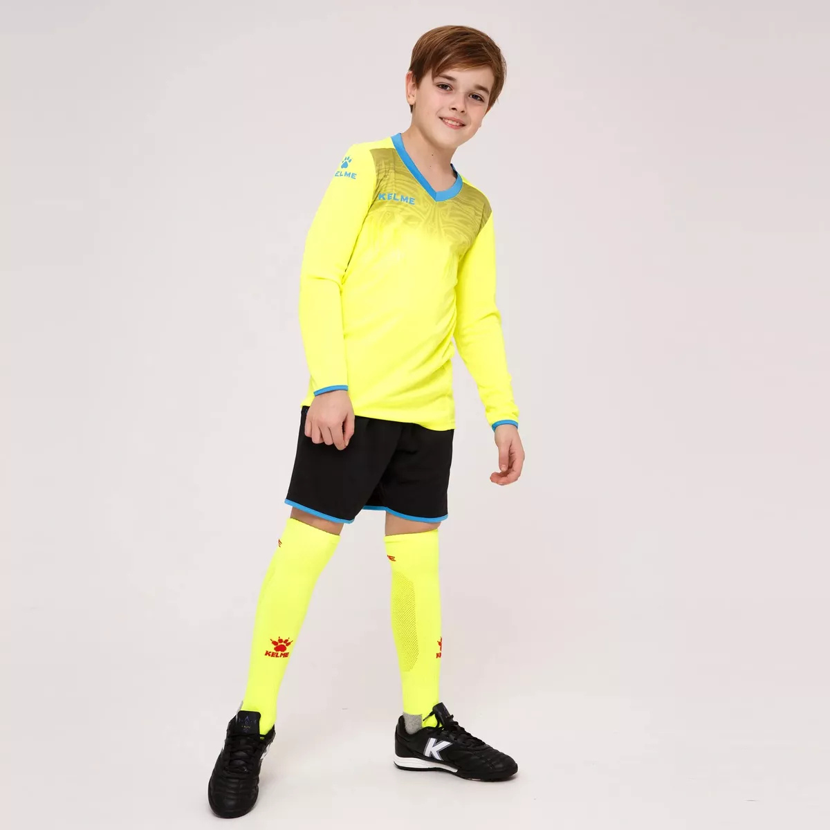Conjunto Kelme Arquero Niño Golero Camiseta + Short