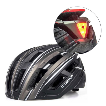 Casco Bicicleta Ciclismo Luz Led - Inbike