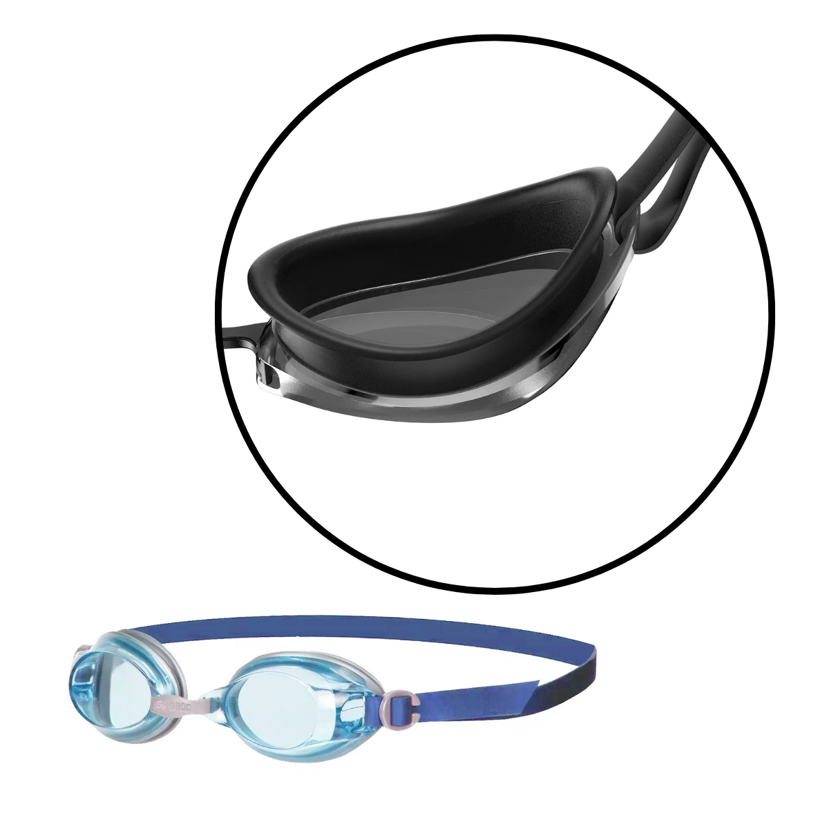 Lente Natacion Piscina Jet Senior Anti Fog Speedo