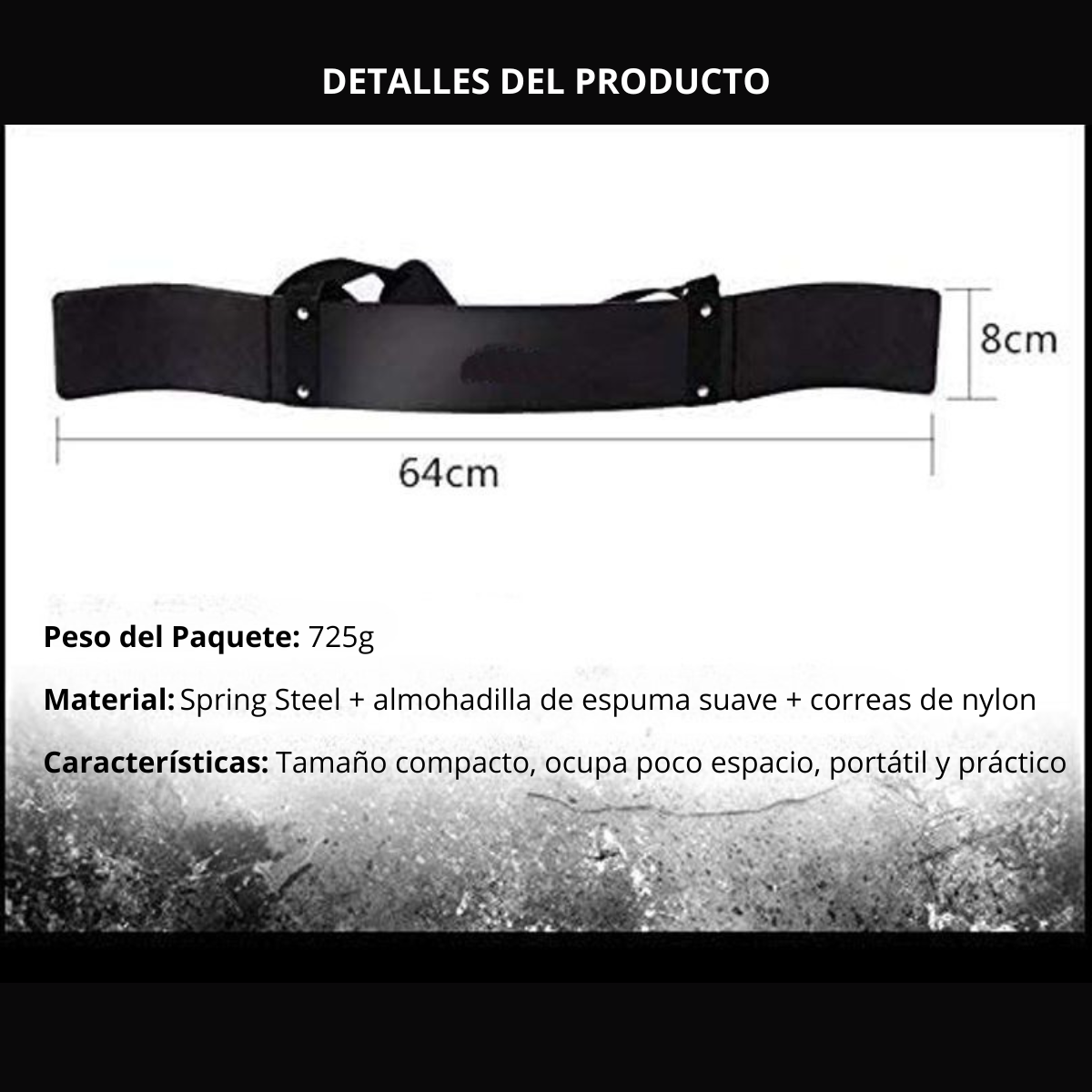 Arm Blaster Corrector Postura Entrenamiento Pesa - Rhino