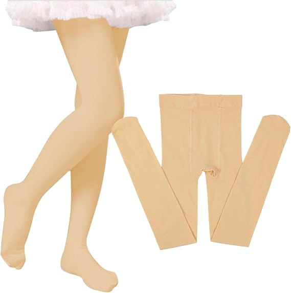 Medias Ballet Niña Beige