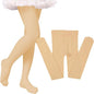 Medias Ballet Niña Beige