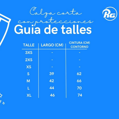 Calza Corta Con Protección Eva Padded Rg Adulto