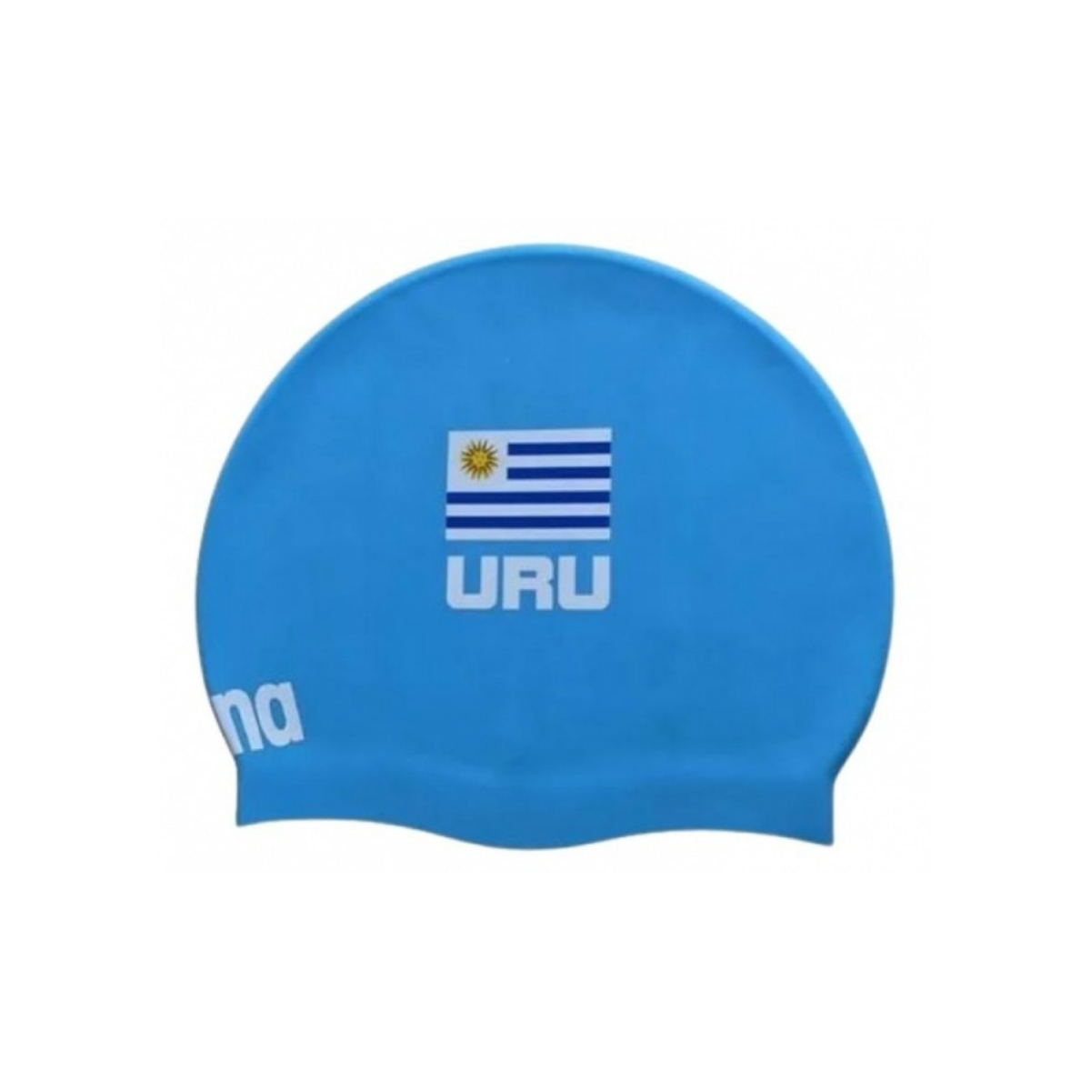 Gorra Para Natación Adulto Arena Uruguay Flag Silicone Cap