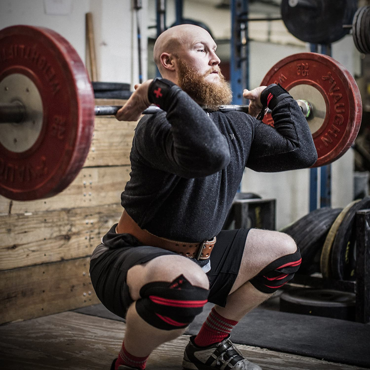 Rodillera Elastica Compresion Levantamiento Crossfit - Rhino