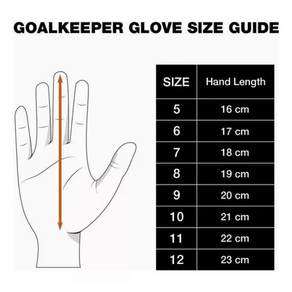 Guantes Golero Adulto Kelme Training Negro/Naranja