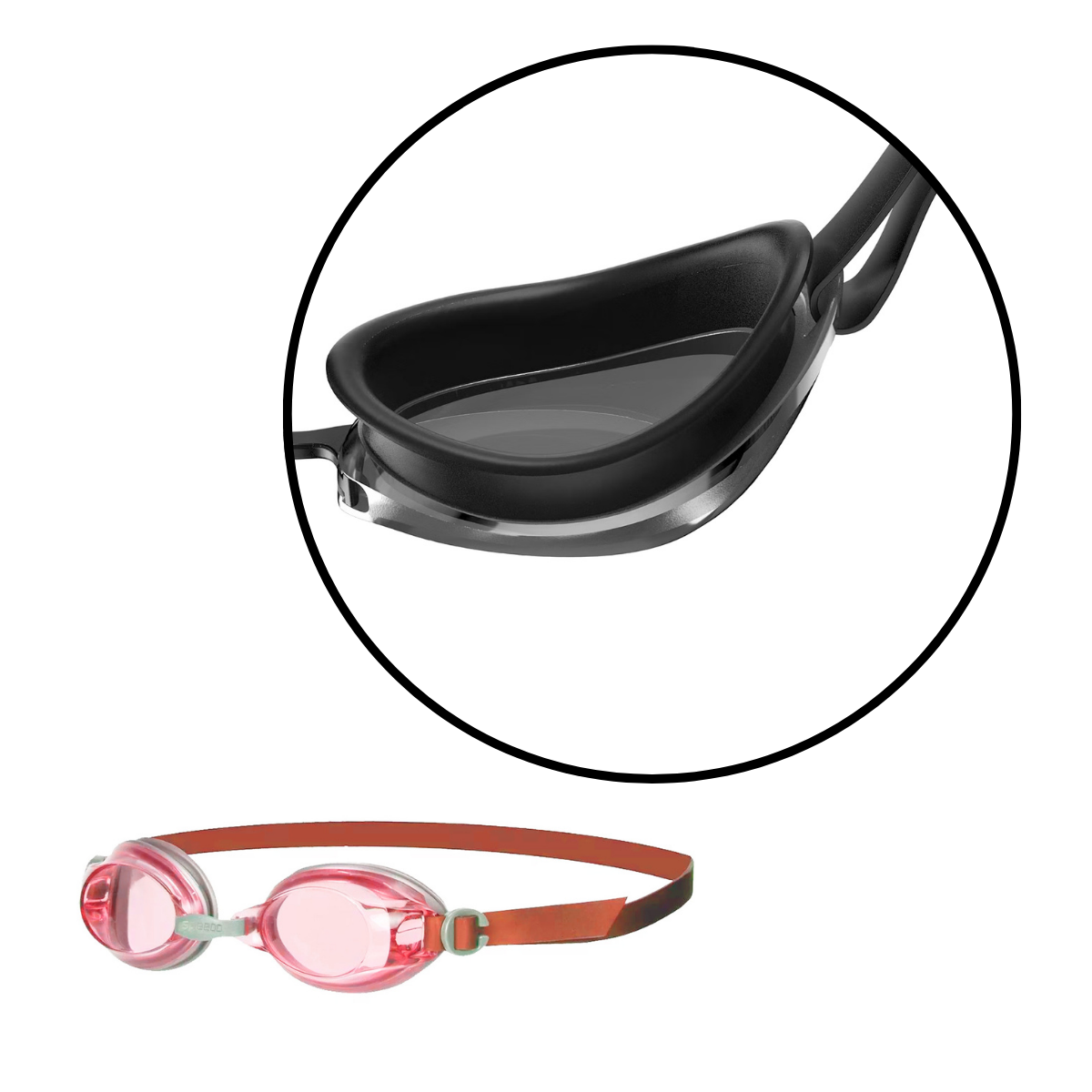 Lente Natacion Piscina Jet Senior Anti Fog Speedo