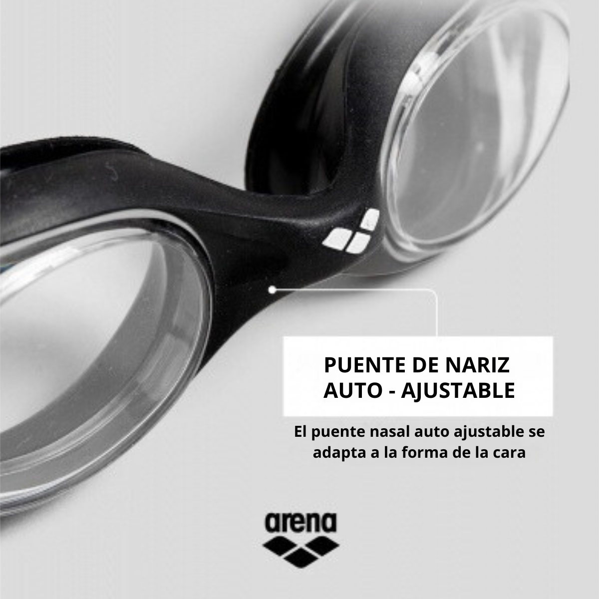 Lentes De Natacion Spider Antifog Y Hidrodinámicos Uv Arena
