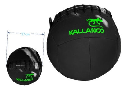 Pelota Medicinal Wallball Crossfit 13kg - Kallango Negro