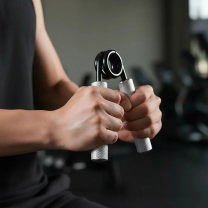 Hand Grip Ejercitador De Mano Y Antebrazo 200lb - Livepro Color Plateado