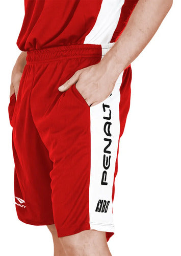 Short Básquetbol Penalty 3x3 Pro Hombre Dry One Rojo Xl