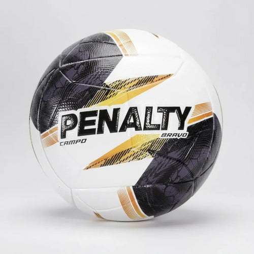 Pelota De Futbol Penalty Campo Bravo N5 Mmsports Negro/dorado