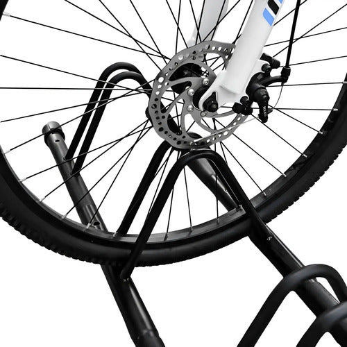 Kit Estacionamiento Rueda 3 Bicicletas Individual - Zuba Negro