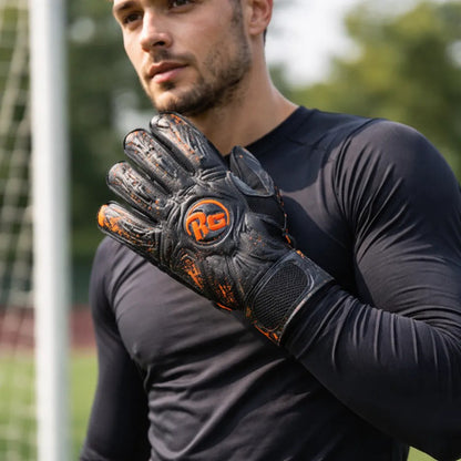Guante De Arquero Rg Aspro Blackout 26 Pro Fútbol Mmsports