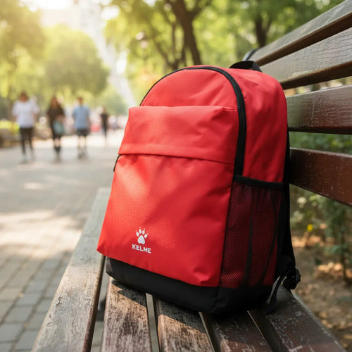 Mochila Deportiva Roja Clásica Kelme.uy Mmsports Rojo Liso