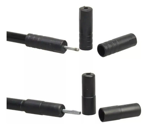 Tapas De Extremo De Carcasa De Cable De Cambio 4mm