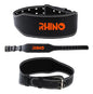 Cinturon Crossfit Levantamiento Y Fuerza Profesional Rhino Negro L