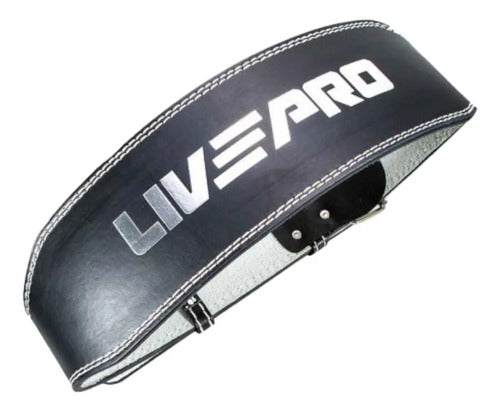 Cinturon Levantamiento Gym Pesado L Livepro