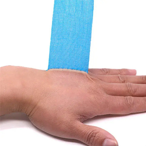 Cintas Kinesiologicas Linea Pro Neuromuscular Varios Colores Azul