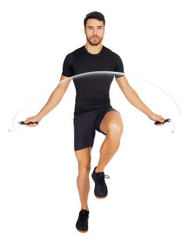 Cuerda De Saltar Crossfit De Acero Con Cojinete - Vollo