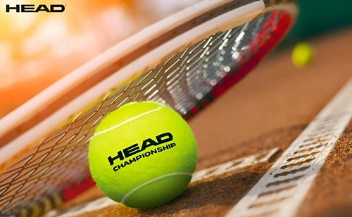 Tubo X3 Pelotas Head Championship Tenis Padel Mmsports Amarillo