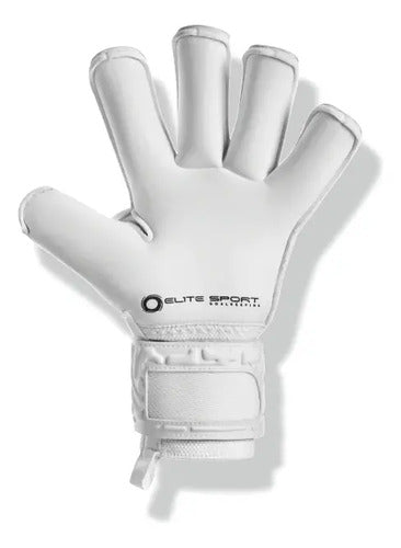 Guante De Arquero Elite Sport Solo White Pro Adulto Mmsports