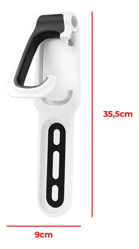 Soporte Vertical En Pared Para Bicicleta 30kg - Zuba Blanco